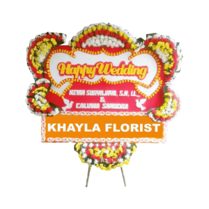Bunga Papan Wedding Reinieraf